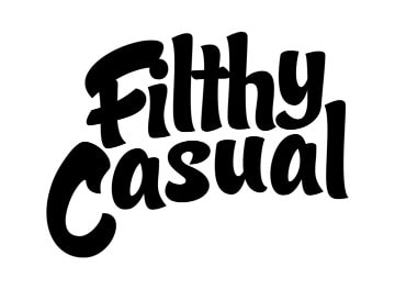 A still frame of Filthy Casual's logo